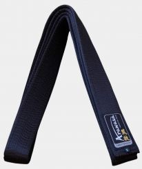 Arawaza Ceinture noire - Soie Soie | 4,5 cm | 290 cm 