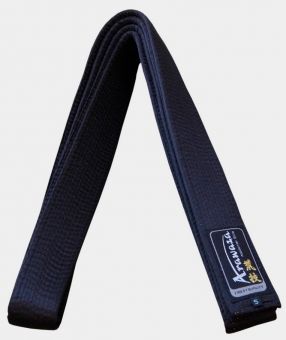 Arawaza Ceinture noire - Soie Soie | 4,0 cm | 270 cm 