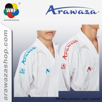 Arawaza Kumite Del. Evo WUKF app. Combo-Set rouge/blance 