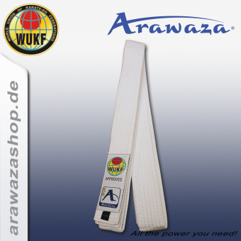 Arawaza Japanese Kata Ceinture - WUKF app. 290 | blanc