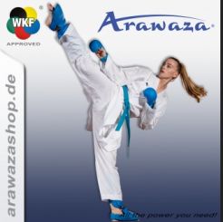 Arawaza Onyx Oxygen, WKF approved, blanche 200 | WKF Approved - Blanc