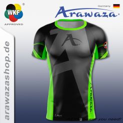 ARAWAZA Sport T-Shirt 10 S | Noir / Turquoise